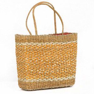 Tote Bag Hand Woven Abaca Leaf with zipper
